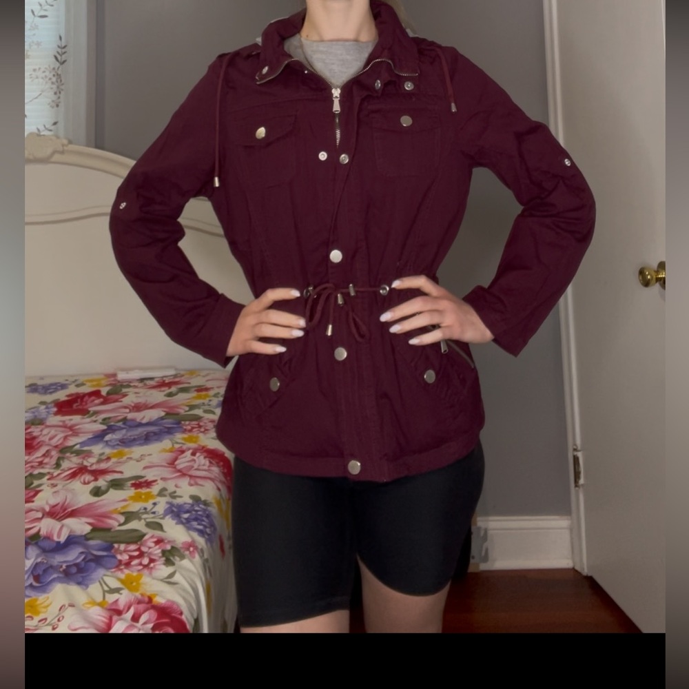 Burgendy jacket